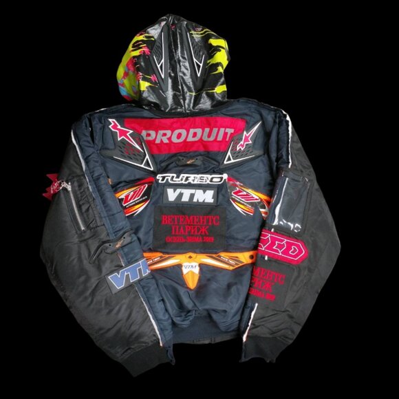 VETEMENTS Racing Bomber Jacket - Picture 3 of 4